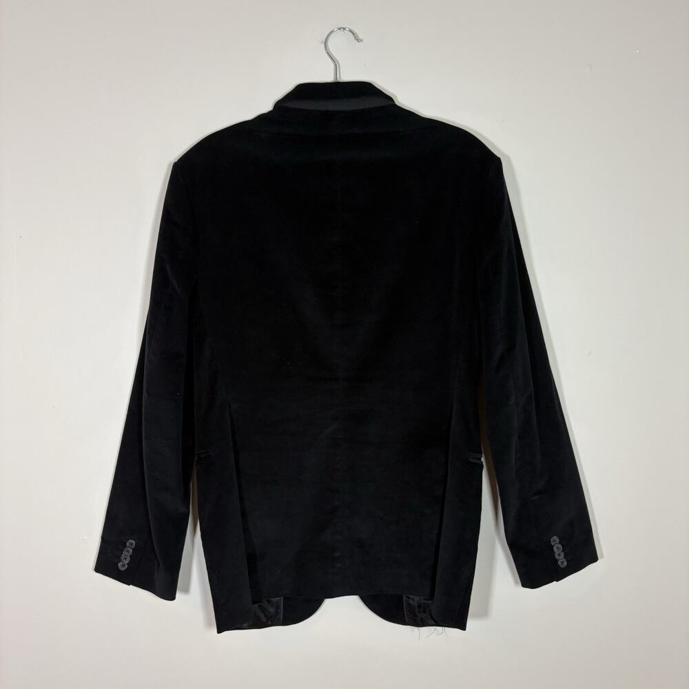 Express Men’s Black Corduroy Blazer Sport Coat 38S 2 Button Notch Lapel - Picture 6 of 8